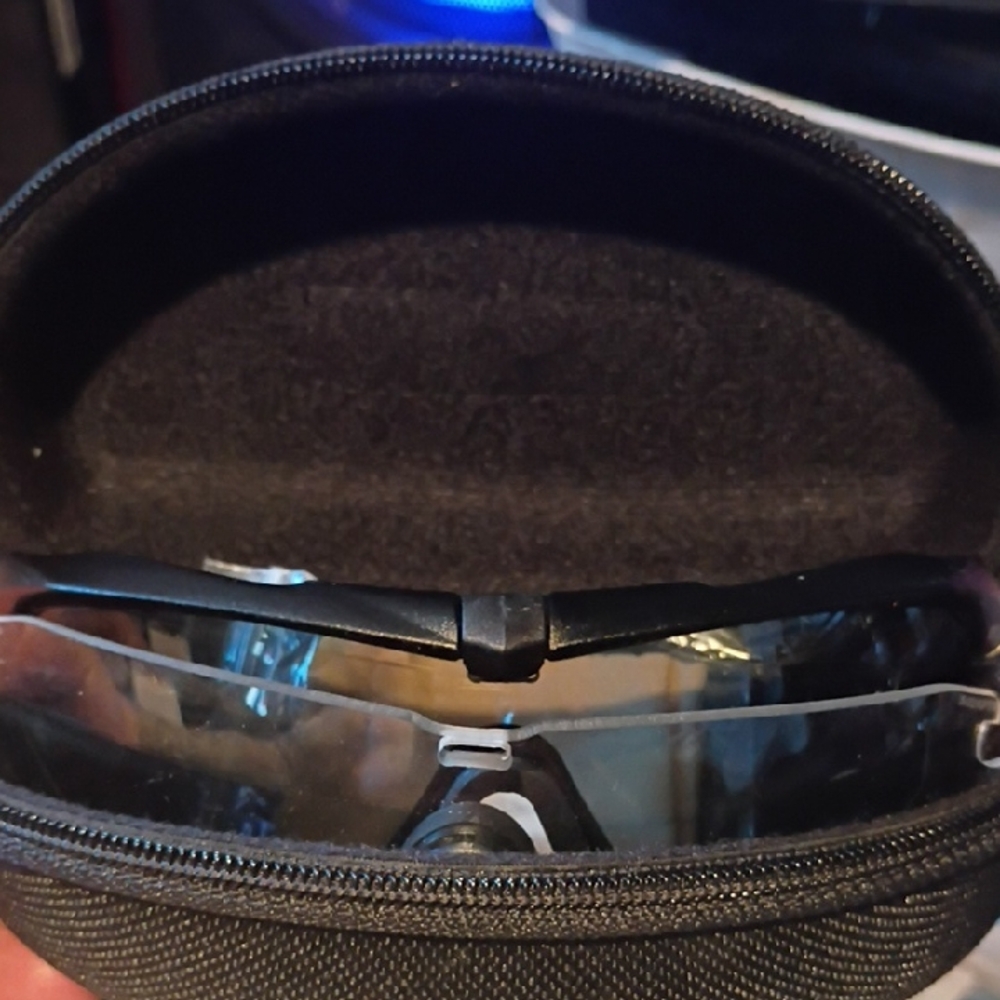 ESS Ballistic Black & Clear Glasses with Case